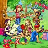 grupul sub un copac witch